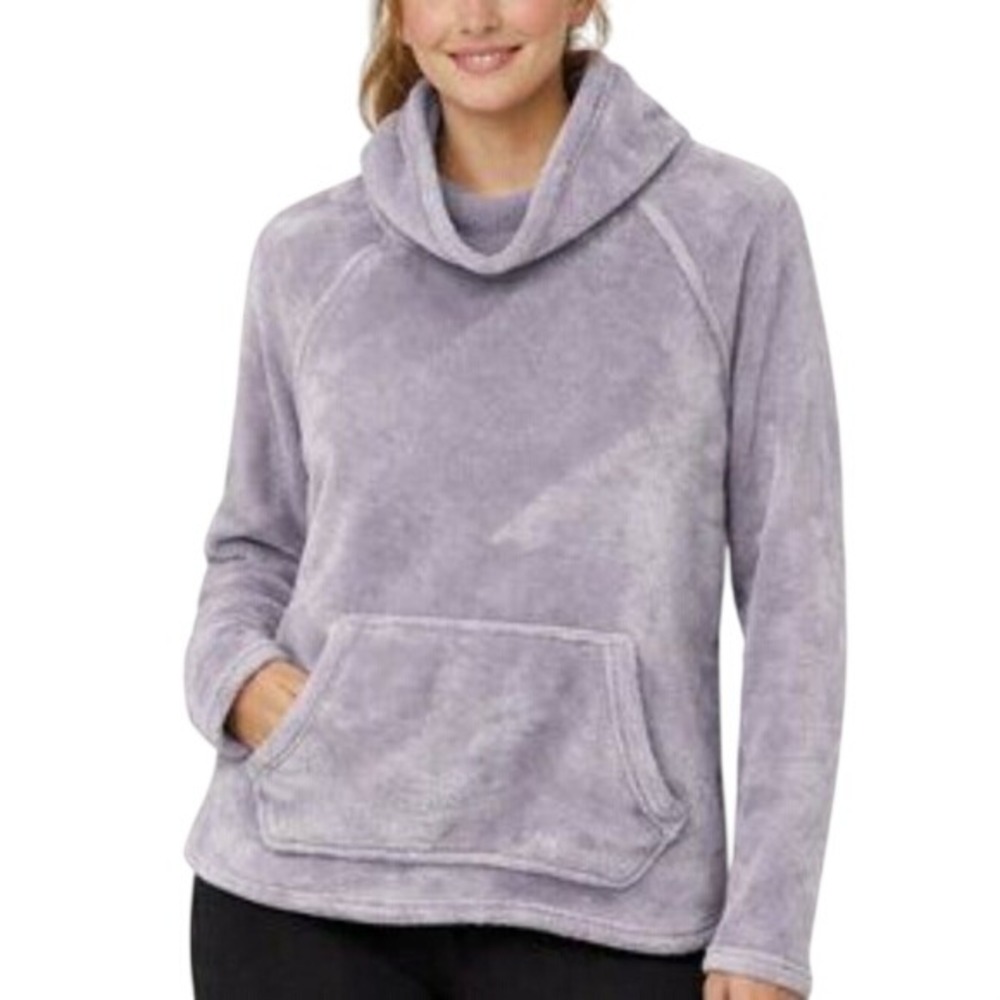 C9 Champion New Medium Purple Cowl Neck Pullover Cozy Soft Plush Sweater‎